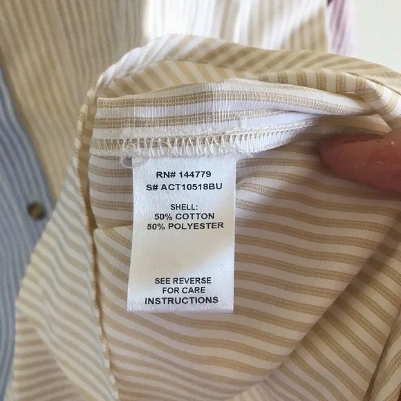 ACOA Striped Color Block Button Down Long Sleeved Shirt NWT From Buckle - Picture 10 of 16